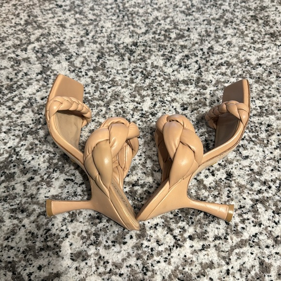Stuart Weitzman Braided Leather Sandals - Picture 4 of 7